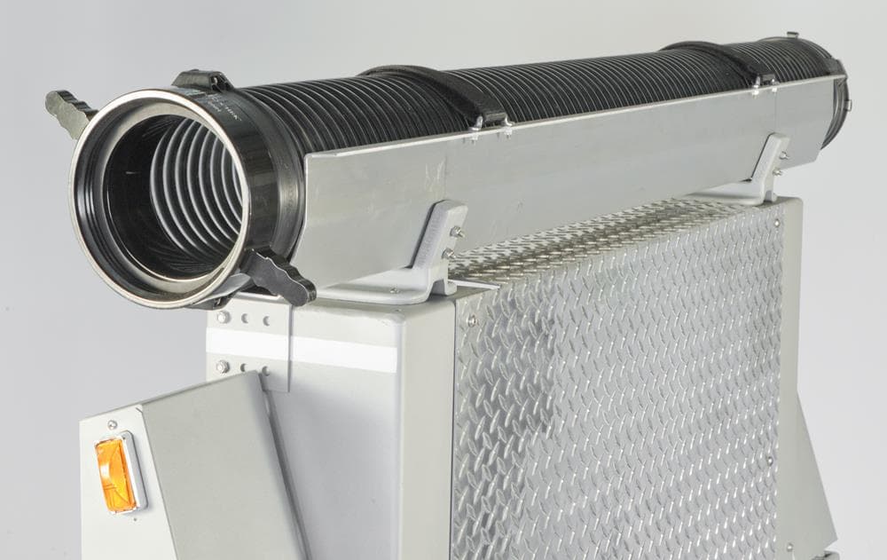 Ziamatic Mounting Plates Fire_Safety_USA Ziamatic Horizontal Hard Suction Mount - 10' Solid Tray