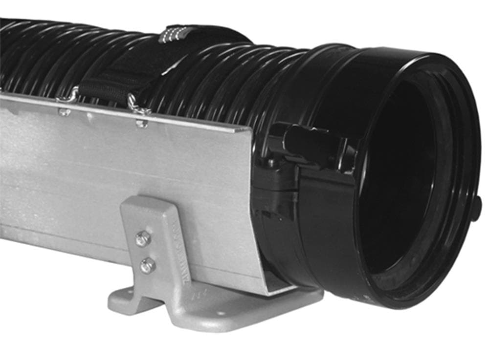 Ziamatic Mounting Plates Fire_Safety_USA Ziamatic Horizontal Hard Suction Mount - 10' Solid Tray