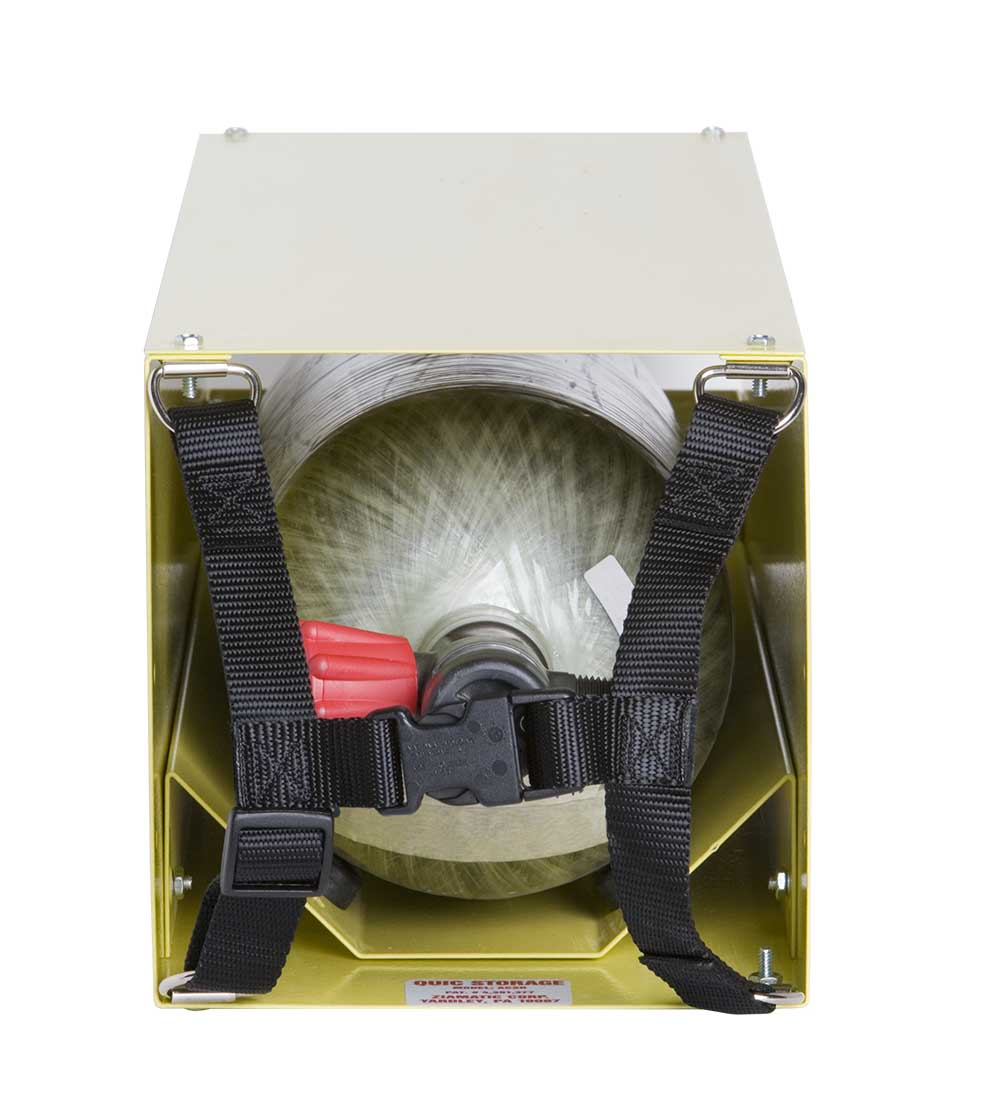 To Unit Scba Rack Ziamatic Horizontal Steel QUIC-STORAGE Rack - Yellow