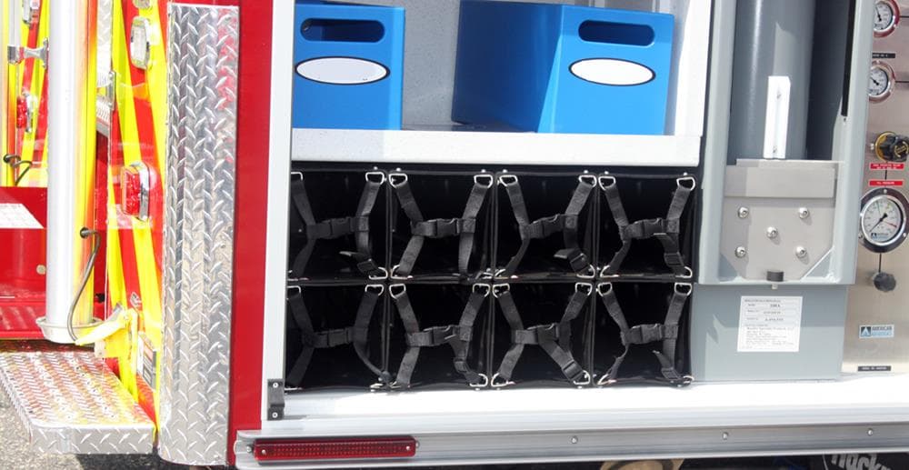 Ziamatic Storage Racks Fire_Safety_USA Ziamatic Plastic QUIC-STORAGE Rack - Black