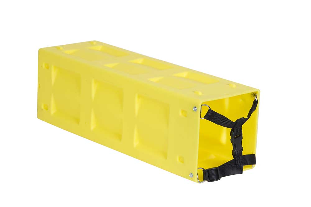 Ziamatic Storage Racks Fire_Safety_USA Ziamatic Plastic QUIC-STORAGE Rack - Yellow