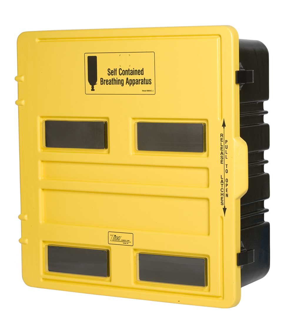 Ziamatic SCBA Bottle Storage Fire_Safety_USA Ziamatic QUIC-ACCESS Double SCBA Cabinet