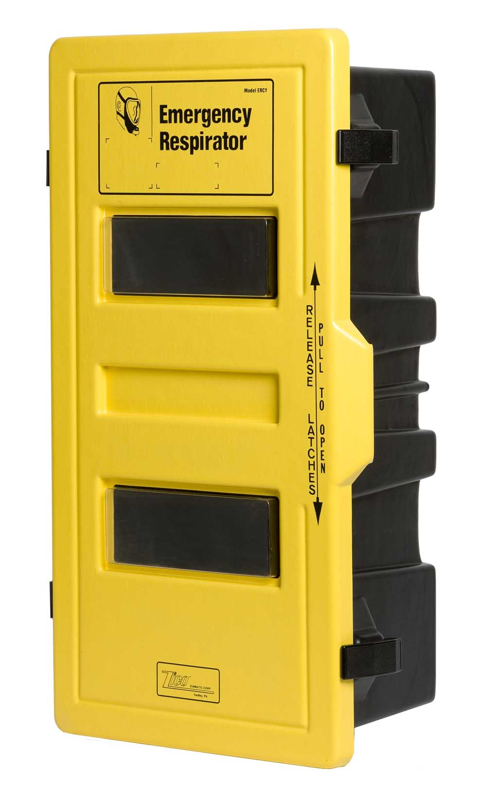 Ziamatic SCBA Bottle Storage Fire_Safety_USA Ziamatic QUIC-ACCESS Single SCBA Cabinet