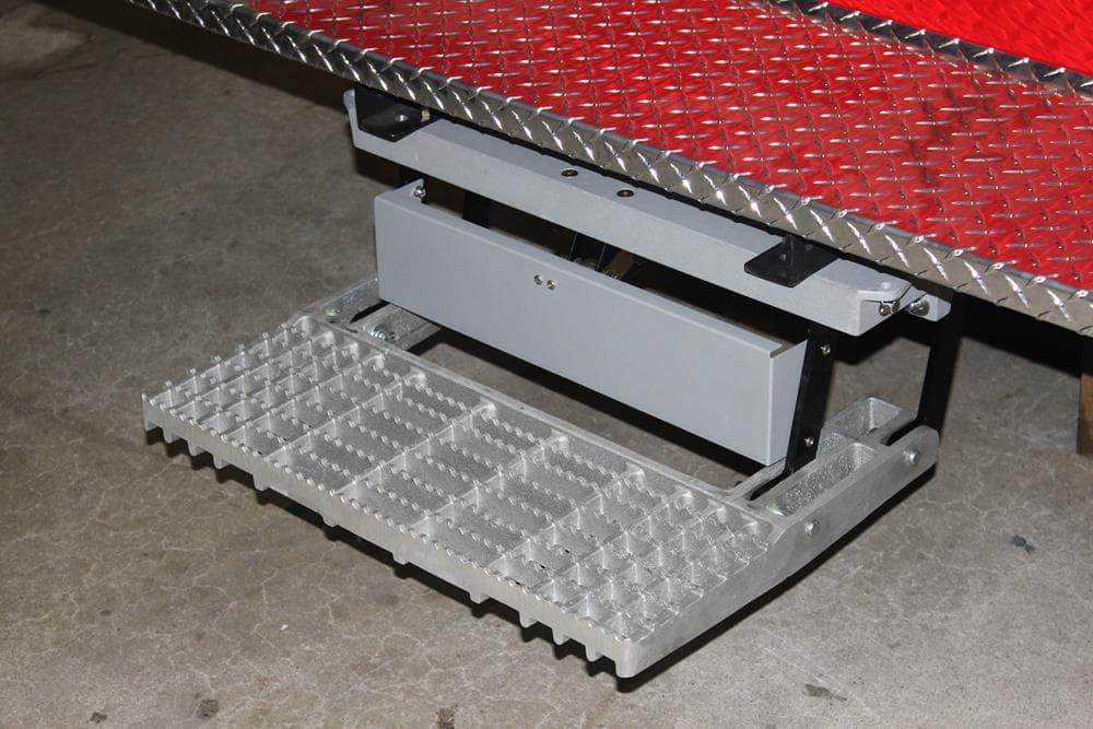 Ziamatic Apparatus Equipment Fire_Safety_USA Ziamatic Retractable Vehicle Step - 7-5/8" Drop