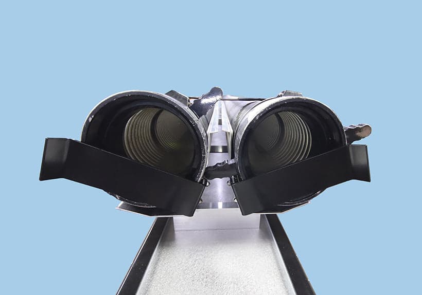 Ziamatic Gantry Fire_Safety_USA Ziamatic Side-By-Side Double Hard Sleeve Gantry