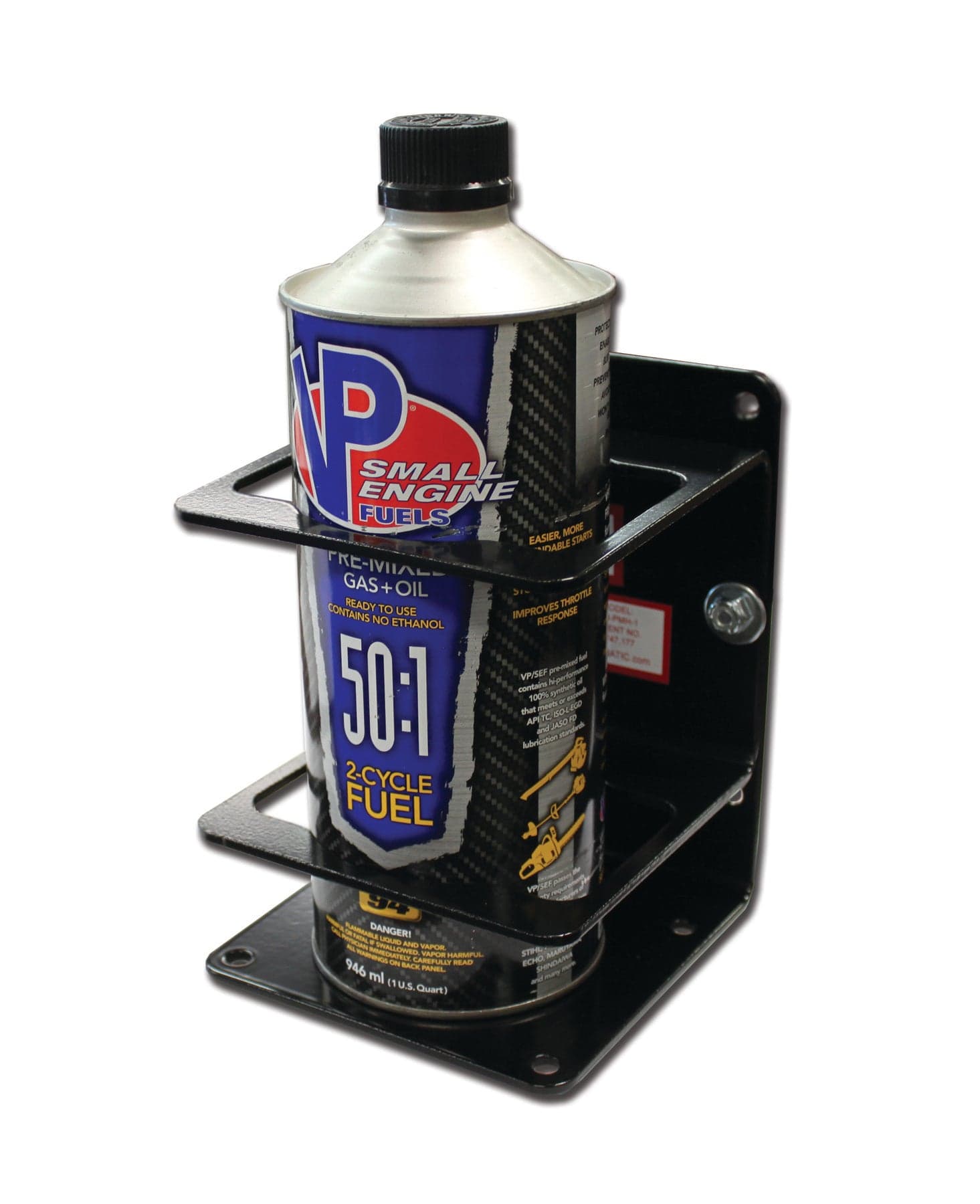 Ziamatic Mounting Brackets Fire_Safety_USA Ziamatic Single Premix/Bar Container Holder - Black