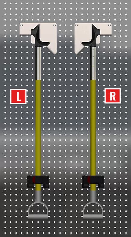 Ziamatic Mounting Brackets Fire_Safety_USA Ziamatic SURE-GRIP Hook Tool Mounting Bracket Kit (includes SURE-GRIP Tool Mount)