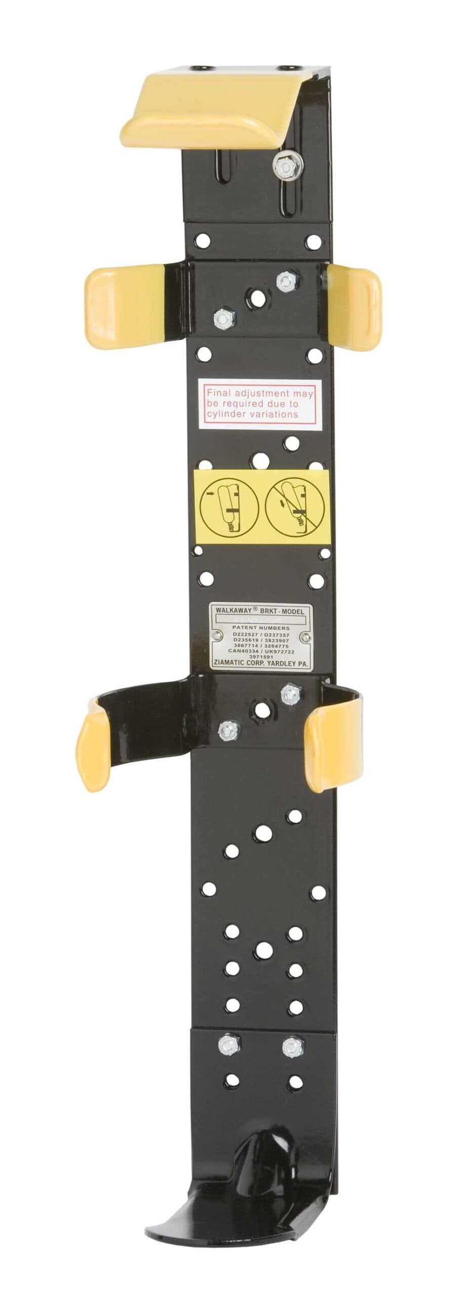 Ziamatic SCBA Brackets Fire_Safety_USA Ziamatic WALKAWAY Bracket for 4500/5500 PSI Cylinders