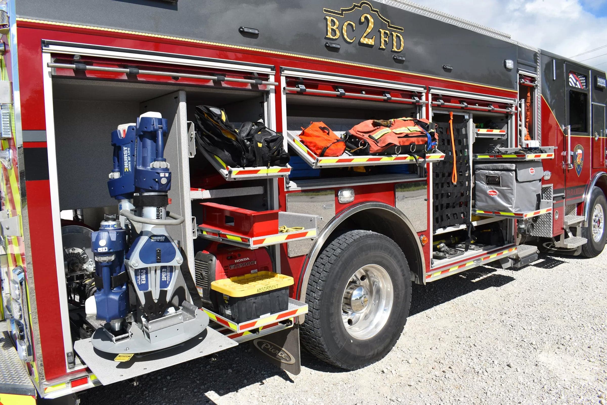 Ziamatic Extrication Fire_Safety_USA Zico Multiple Extrication Tool Holder with Ram Mount