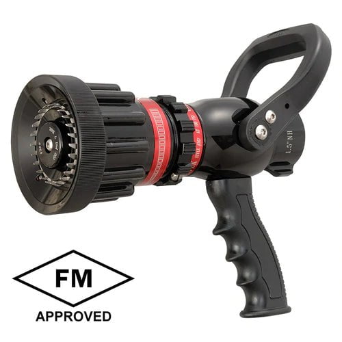 Fire Hose Nozzles Direct Nozzles Fire_Safety_USA 1-1/2" or 2-1/2" Mid-Range Selectable Gallonage Nozzle (95-125-150-200 GPM)