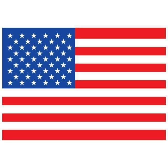 Pacific Reflex Signs Decals 3" American Flag Decal