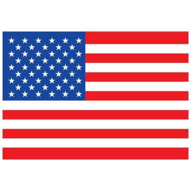 Pacific Reflex Signs Decals 3" American Flag Decal