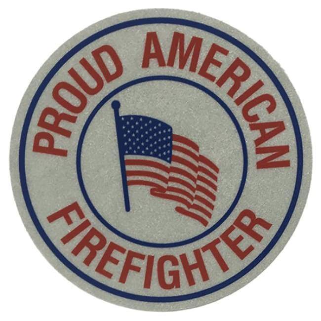 Pacific Reflex Signs Decals 3" Proud American Firefighter Decal