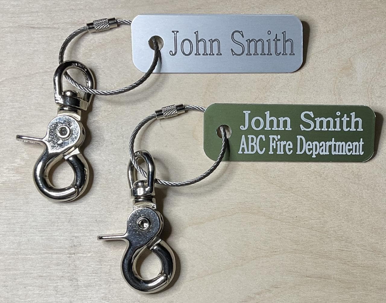 Mylor Inc Accountability Tags Fire_Safety_USA Anodized Aluminum Accountability Tags