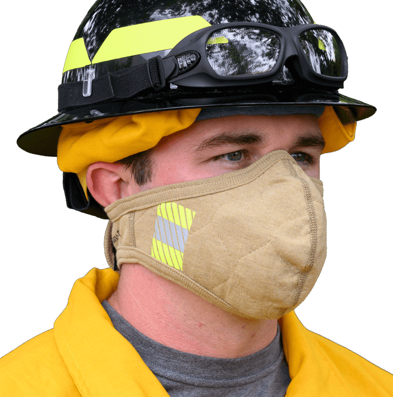 PGI Wildland Mask Fire_Safety_USA Barriaire™ Gold Particulate Mask with 3M Trim