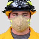 PGI Wildland Mask Fire_Safety_USA Barriaire™ Gold Particulate Mask with 3M Trim