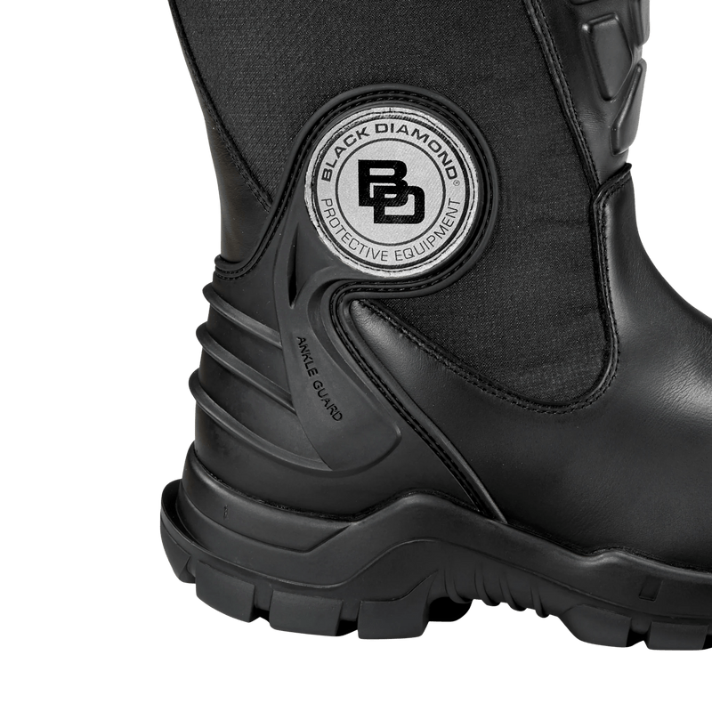 Black top fire boots