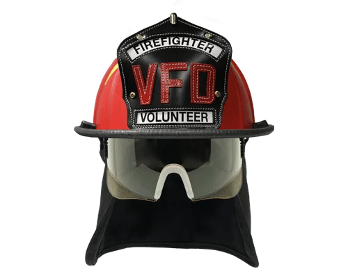 Bullard Helmet Fire_Safety_USA Bullard UST Super Lightweight Fire Helmet with 6" Brass Eagle - Glossy Finish