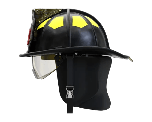 Bullard Helmet Fire_Safety_USA Bullard UST Super Lightweight Fire Helmet with 6" Brass Eagle - Glossy Finish