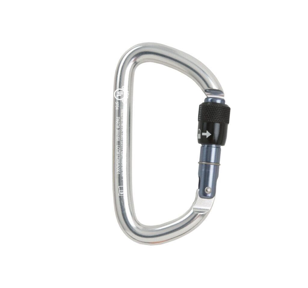 CMC Carabiner Fire_Safety_USA CMC Silver Protech™ Aluminum Key-Lock Carabiner