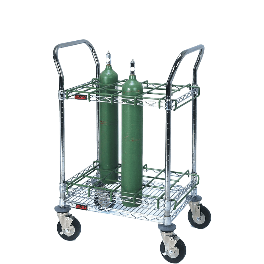 Ready Rack Bottle Carts Fire_Safety_USA EMS Oxygen Cart