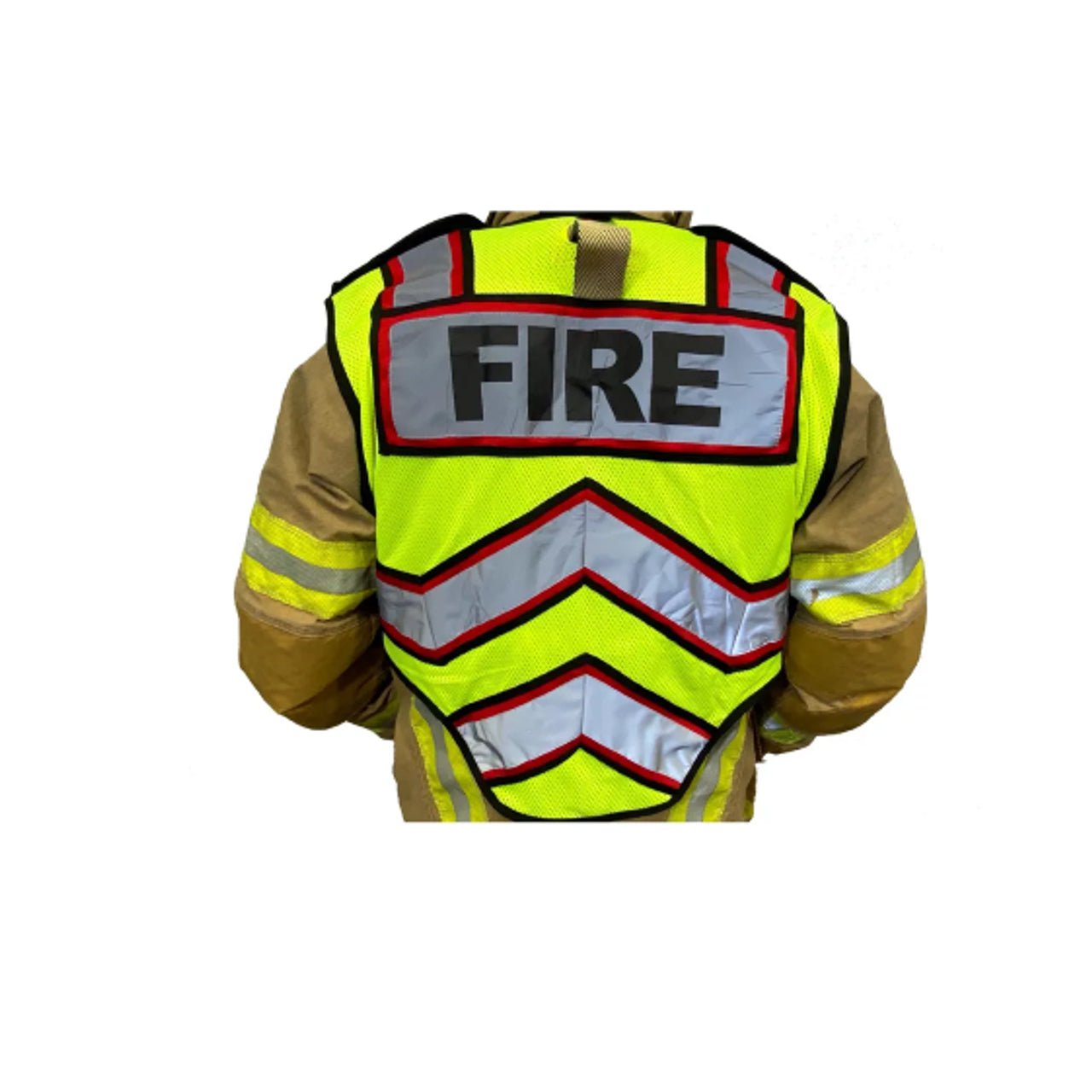 Fire Ninja Ultrabright Red-Fire Class 2 Hi-Vis Vest