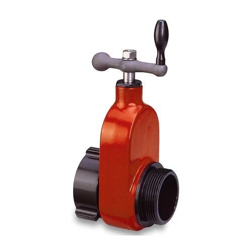 Fire Hose Nozzles Direct Hydrant Valves Fire_Safety_USA Gate Valve (1) 2-1/2" Female Inlet x (1) 2-1/2" Male Outlet