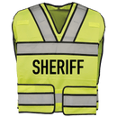 Gerber Outerwear Safety Vests Fire_Safety_USA Gerber Outerwear Bright Star Vest Lime w/ Black edged Silver Trim