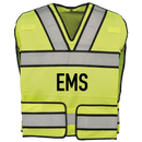 Gerber Outerwear Safety Vests Fire_Safety_USA Gerber Outerwear Bright Star Vest Lime w/ Black edged Silver Trim