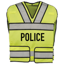 Gerber Outerwear Safety Vests Fire_Safety_USA Gerber Outerwear Bright Star Vest Lime w/ Black edged Silver Trim