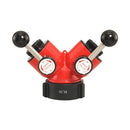 Fire Hose Nozzles Direct Wyes Fire_Safety_USA Leader Line Wye Valve (1) 2-1/2" Female Inlet x (2) 1-1/2" Male Outlets