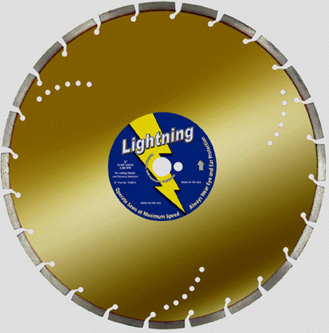 Team Equipment Saws Fire_Safety_USA Lightning 14" Diamond Blades