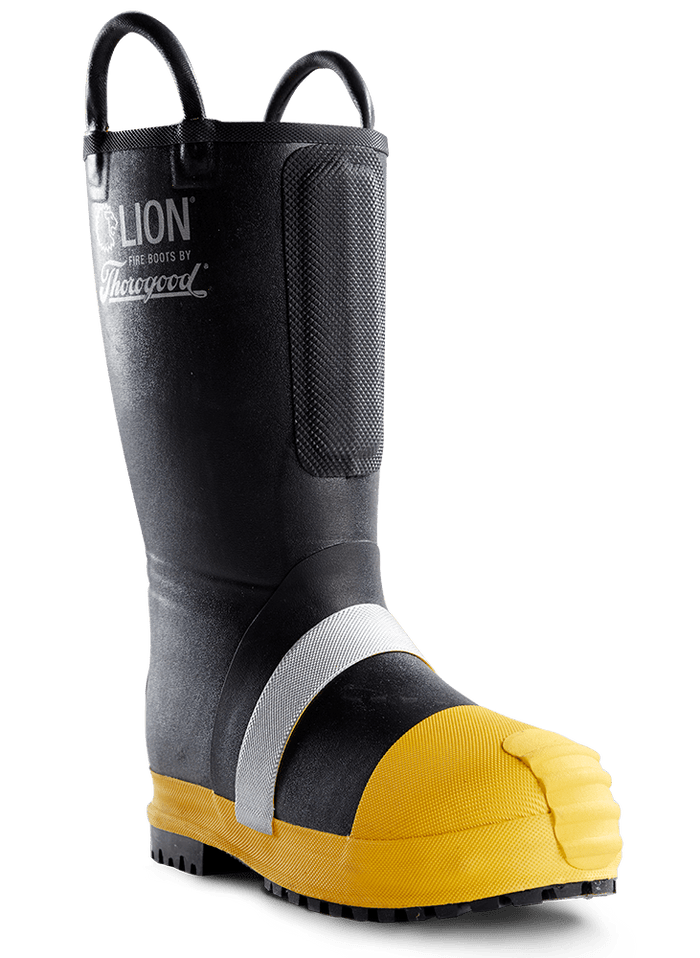 LION HellFire Kevlar Insulated 14 Pull On Rubber Structural Boots