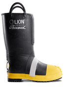 Lion Boots Fire_Safety_USA LION HellFire Kevlar Insulated 14" Pull-On Rubber Structural Boots