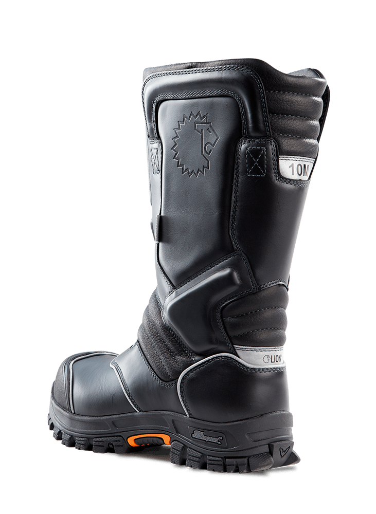 Lion Boots Fire_Safety_USA LION QR14 Structural 14" Bunker Boot - Men's
