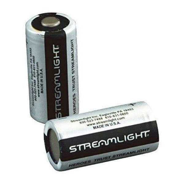 Streamlight CR123A Lithium Batteries 2 Pack