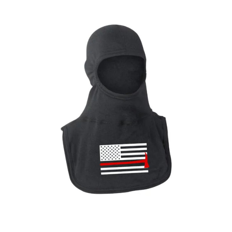 Majestic Hoods Fire_Safety_USA Majestic Flag Axe Red Line