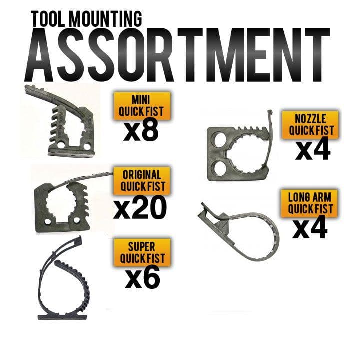 End of the Road Brackets Fire_Safety_USA Quick Fist Toll Mount Assortment Pack