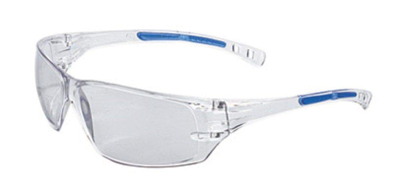 Radnor Glasses Fire_Safety_USA RADNOR Cobalt Cobalt Classic Clear Frameless Safety Glasses With Clear Polycarbonate Anti-Scratch Lens