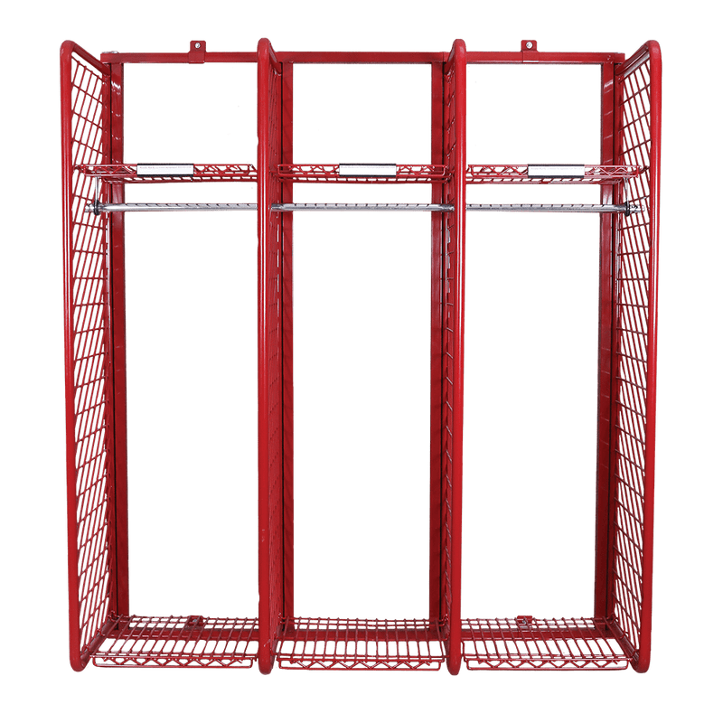 Ready Rack Storage Racks Fire_Safety_USA Red Rack Wall Mounted Gear Storage - 18" Wide