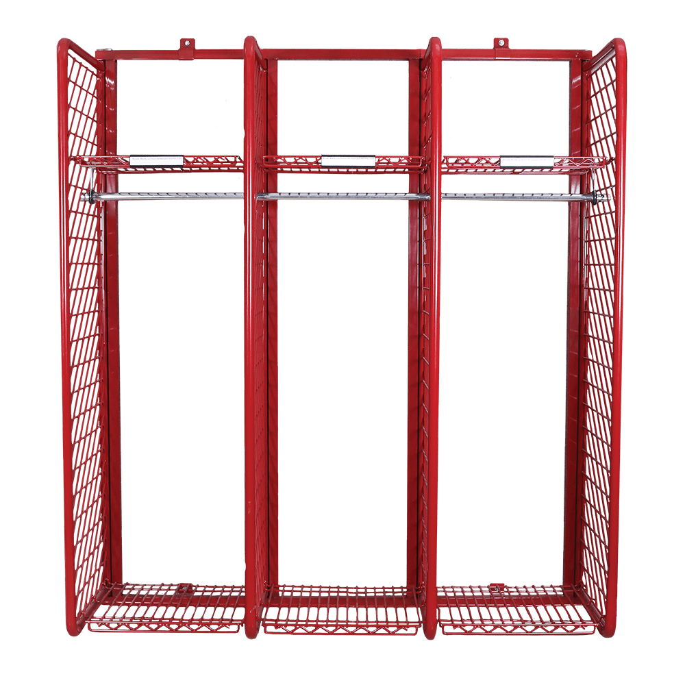 Ready Rack Storage Racks Fire_Safety_USA Red Rack Wall Mounted Gear Storage - 20" Wide