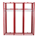 Ready Rack Storage Racks Fire_Safety_USA Red Rack Wall Mounted Gear Storage - 24" Wide