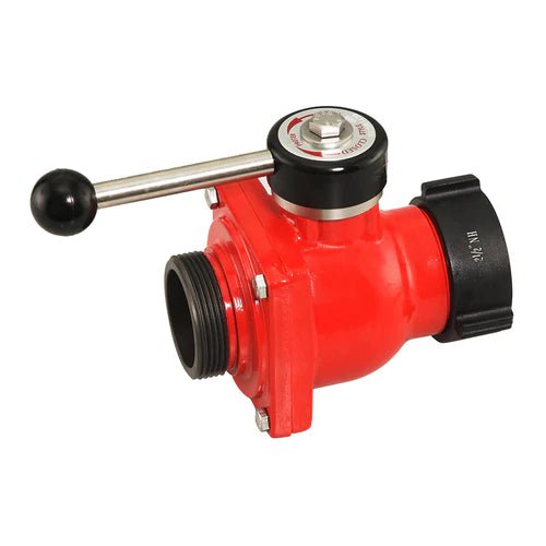 Fire Hose Nozzles Direct Hydrant Valves Fire_Safety_USA Self Locking Hydrant Valve (1) 2-1/2" Female Inlet x (1) Male Outlet