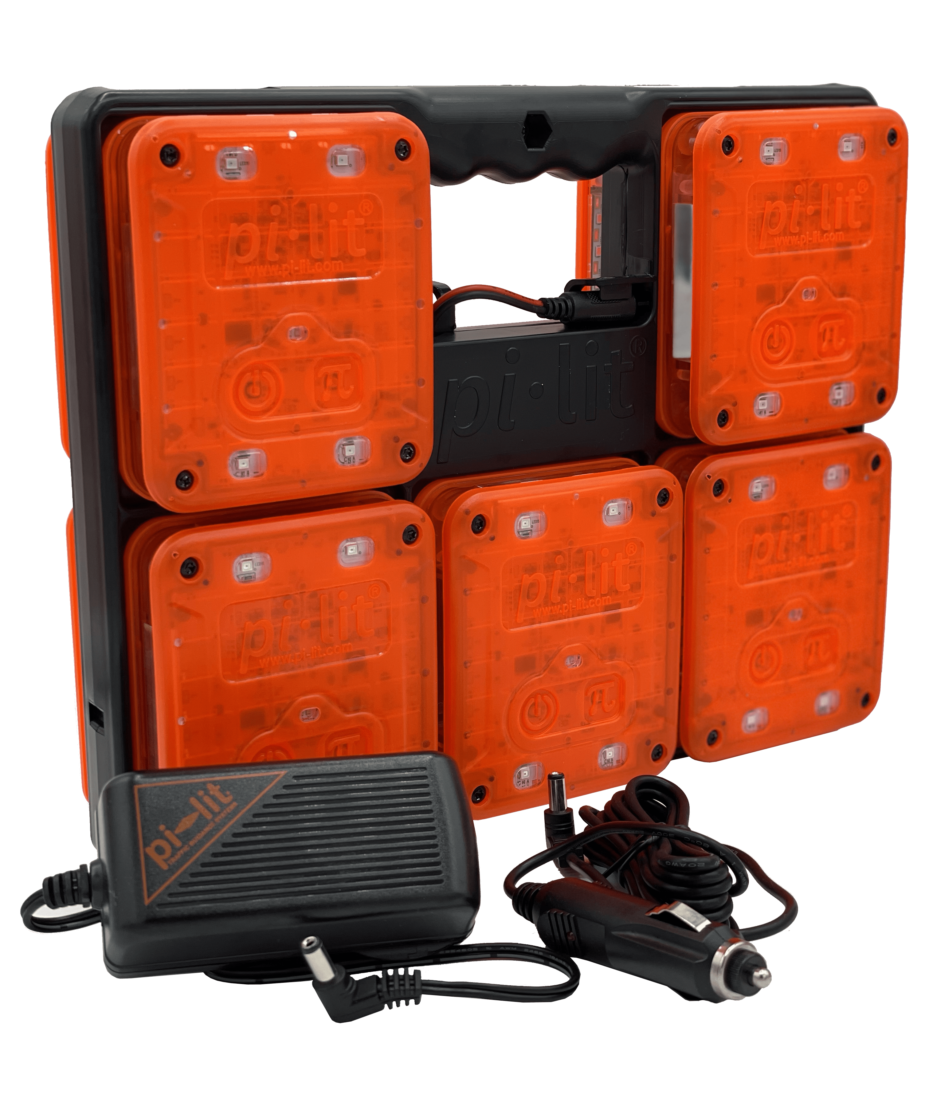 Pi-Lit Landing Zone Kits Fire_Safety_USA Smart Sequential Road Flares (Rechargeable)