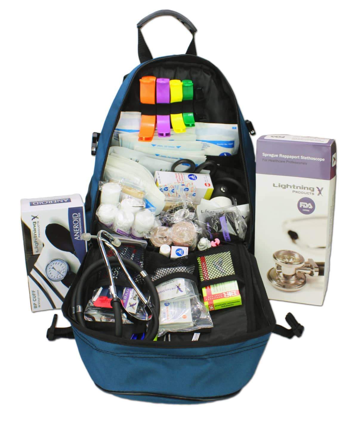 ambulance backpack kid Scherber Ultimate First Responder Trauma Kit O2 like sporting events Lightning X LXMB40 Special Events
