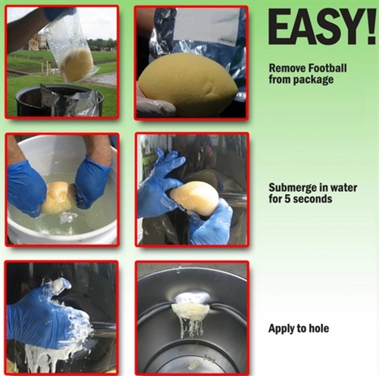 Edwards and Cromwell Leak & Repair Kits Fire_Safety_USA SPF Football Plug