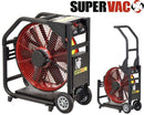 Super Vac 18" PPV Fan - Milwaukee Batteries, Chargers and Shore Power