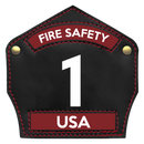 Fire Safety USA Leather Front Traditional 6" Leather Front